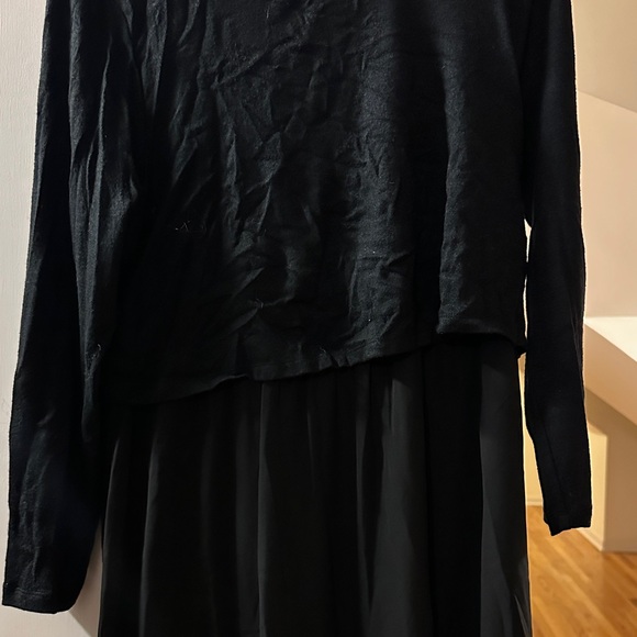 Soft Surroundings Black Long Sleeve Dress - Picture 3 of 4